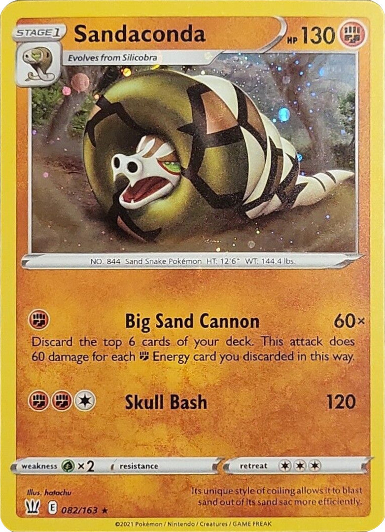 Sandaconda (082/163) (Cosmos Holo) [Sword & Shield: Battle Styles] | Amazing Games TCG