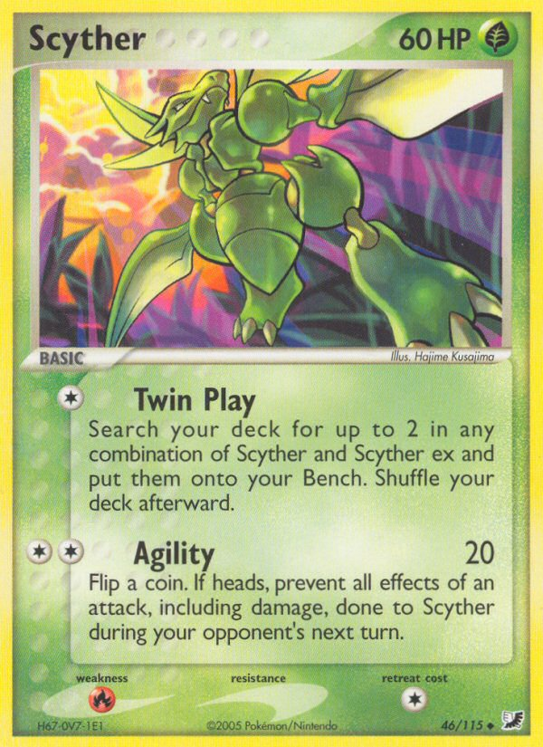 Scyther (46/115) [EX: Unseen Forces] | Amazing Games TCG