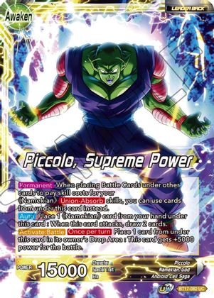 Piccolo // Piccolo, Supreme Power (BT17-082) [Ultimate Squad] | Amazing Games TCG