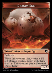 City's Blessing // Dragon Egg Double-Sided Token [Commander Masters Tokens] | Amazing Games TCG