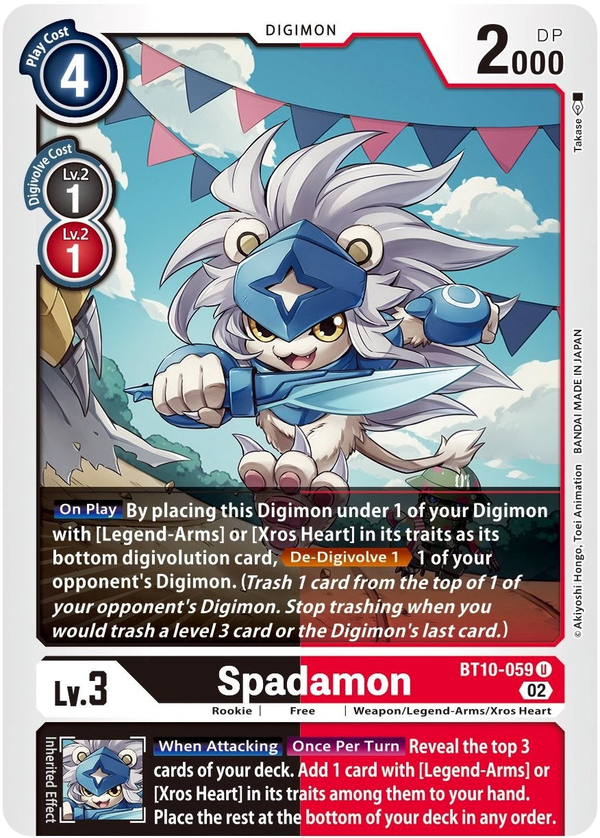 Spadamon [BT10-059] [Xros Encounter] | Amazing Games TCG