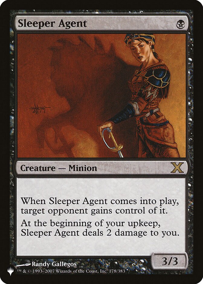 Sleeper Agent [The List] | Amazing Games TCG