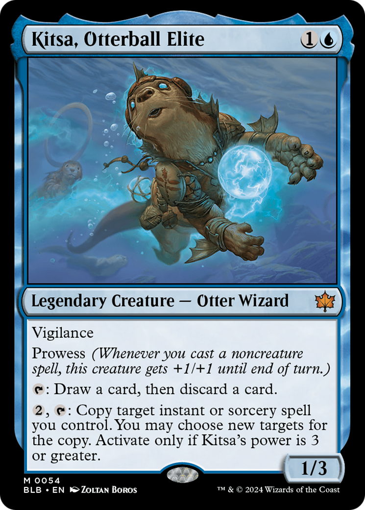 Kitsa, Otterball Elite [Bloomburrow] | Amazing Games TCG