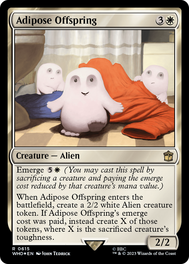 Adipose Offspring (Surge Foil) [Doctor Who] | Amazing Games TCG