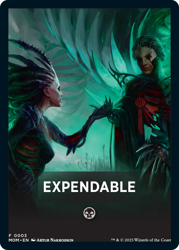 Expendable Theme Card [March of the Machine Tokens] | Amazing Games TCG