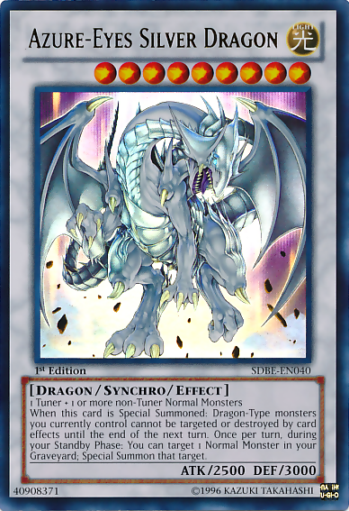 Azure-Eyes Silver Dragon [SDBE-EN040] Ultra Rare | Amazing Games TCG