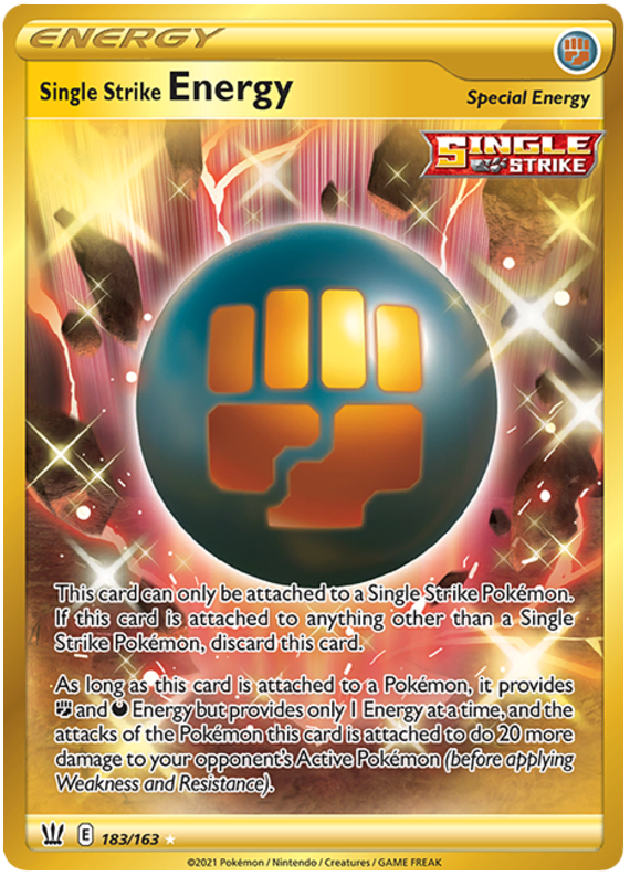 Single Strike Energy (183/163) [Sword & Shield: Battle Styles] | Amazing Games TCG