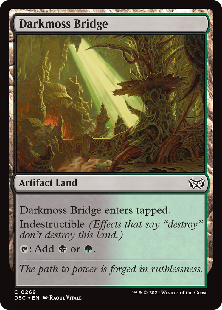 Darkmoss Bridge [Duskmourn: House of Horror Commander] | Amazing Games TCG