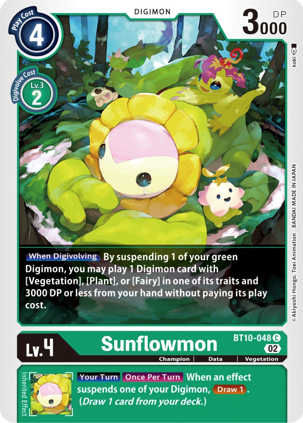 Sunflowmon [BT10-048] [Xros Encounter] | Amazing Games TCG