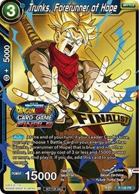 Trunks, Forerunner of Hope (Championship Final 2019) (Finalist) (P-139) [Tournament Promotion Cards] | Amazing Games TCG