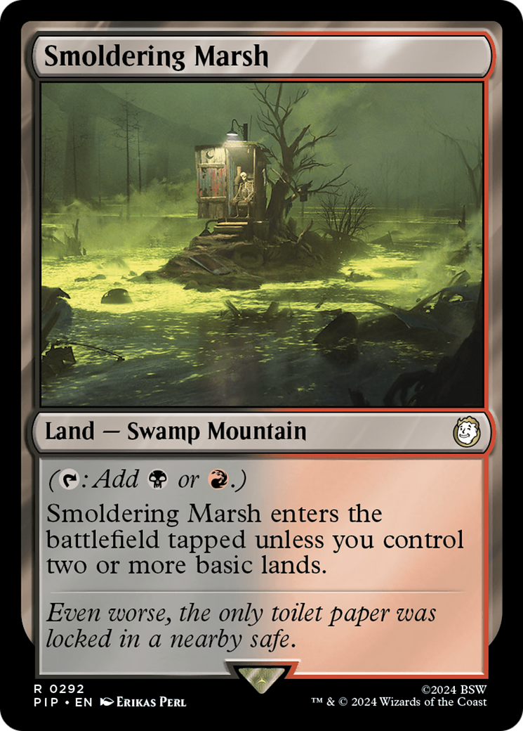 Smoldering Marsh [Fallout] | Amazing Games TCG