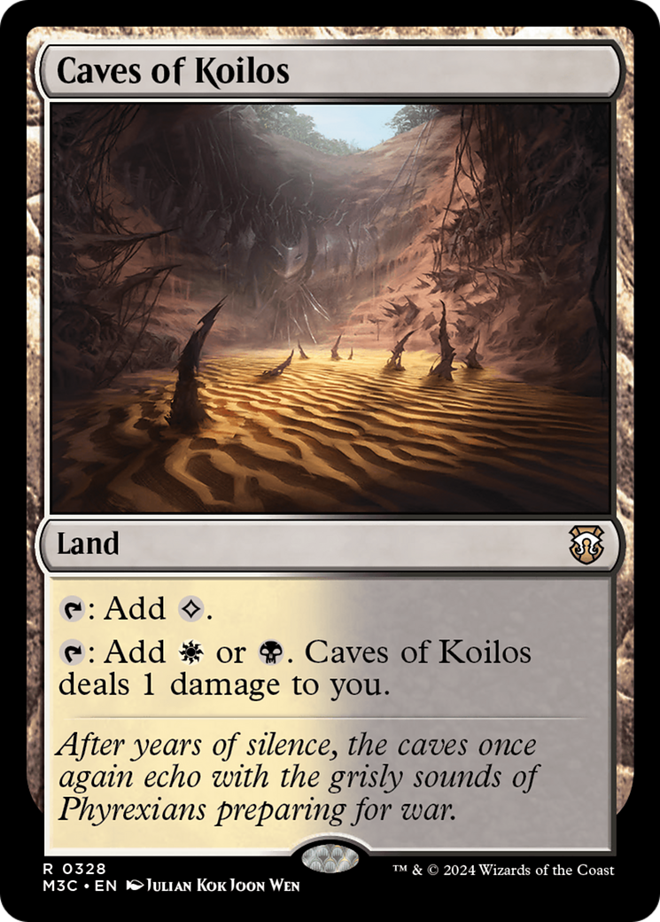Caves of Koilos (Ripple Foil) [Modern Horizons 3 Commander] | Amazing Games TCG