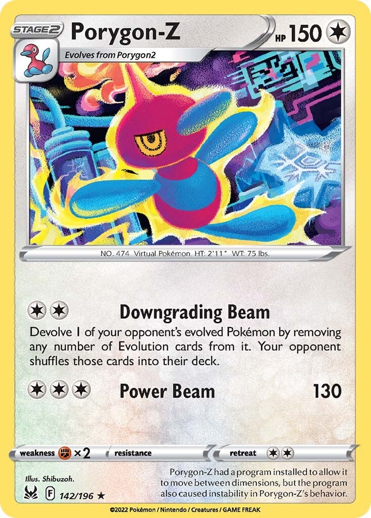 Porygon-Z (142/196) [Sword & Shield: Lost Origin] | Amazing Games TCG