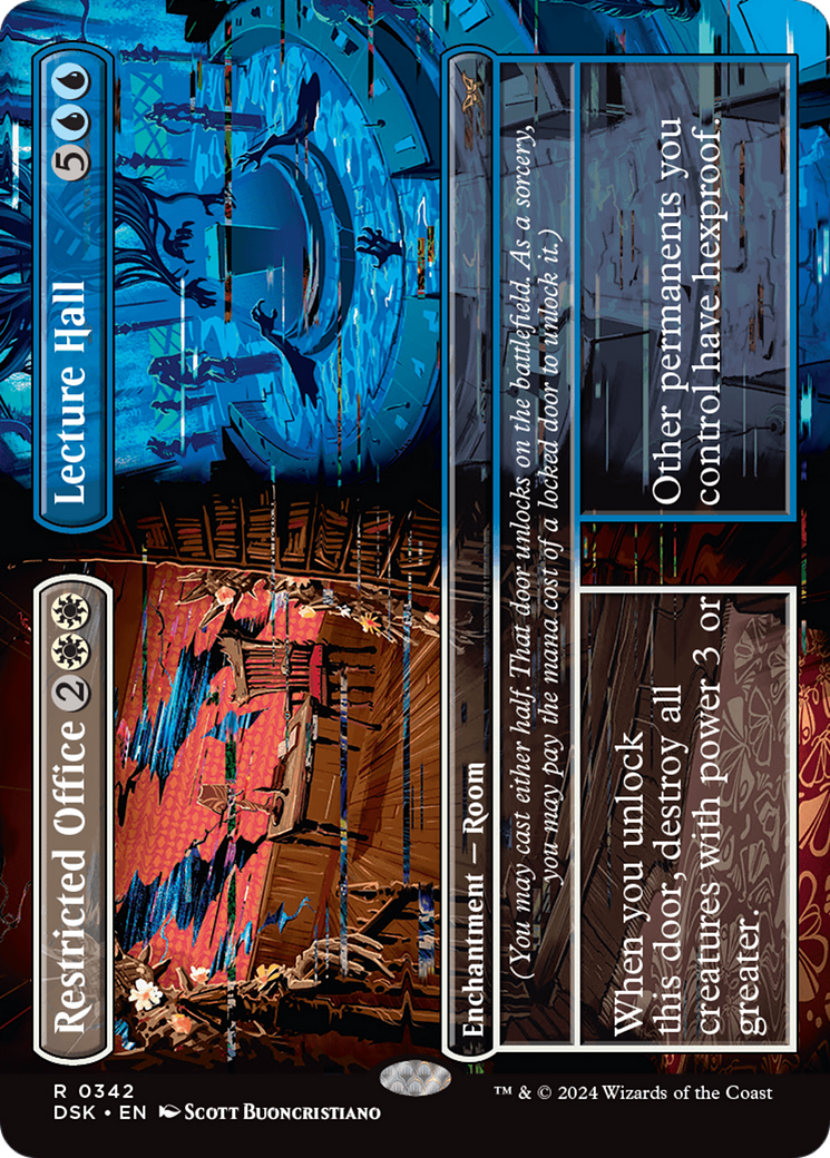 Restricted Office // Lecture Hall (Borderless) [Duskmourn: House of Horror] | Amazing Games TCG