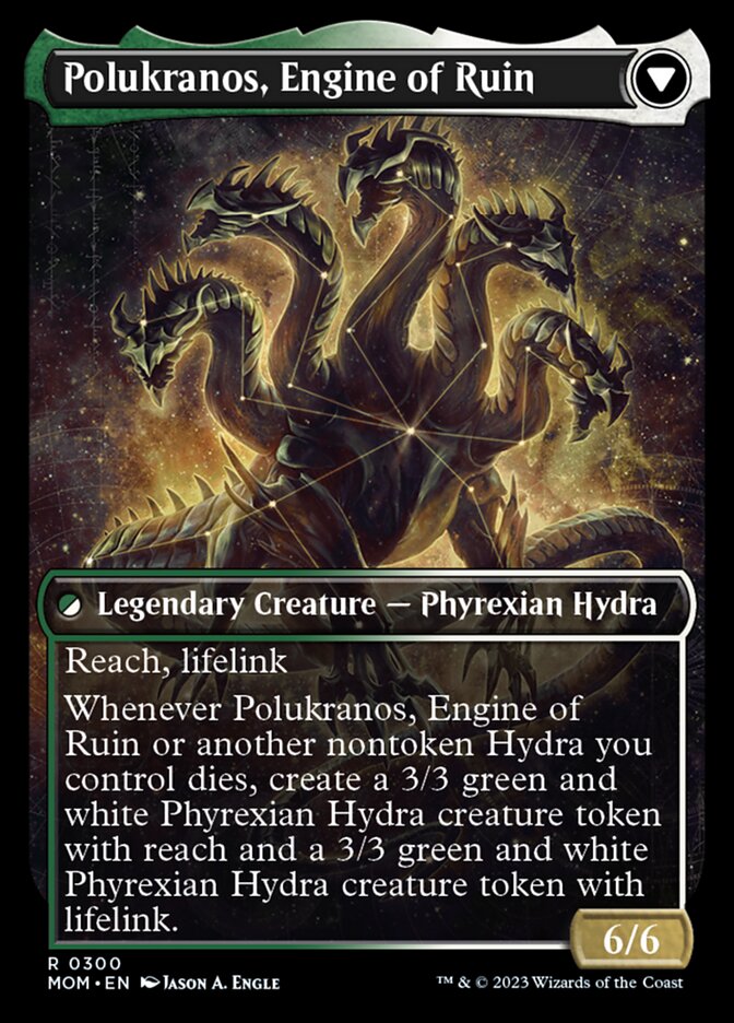 Polukranos Reborn // Polukranos, Engine of Ruin (Showcase Planar Booster Fun) [March of the Machine] | Amazing Games TCG