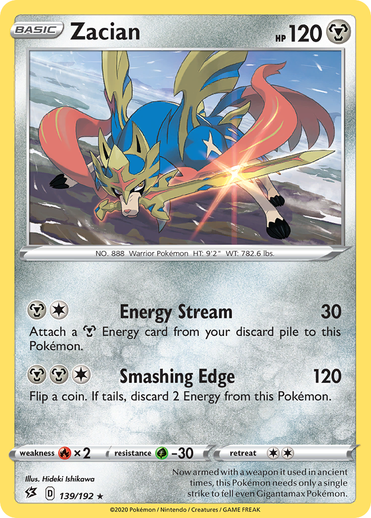 Zacian (139/192) [Sword & Shield: Rebel Clash] | Amazing Games TCG