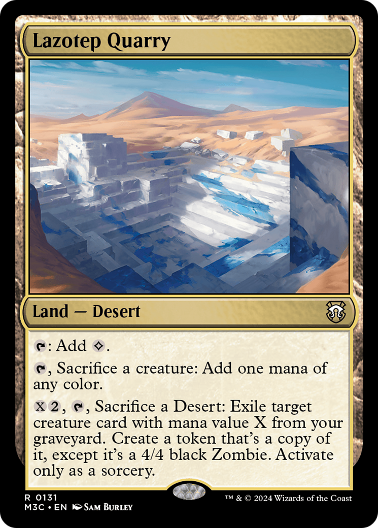 Lazotep Quarry (Extended Art) [Modern Horizons 3 Commander] | Amazing Games TCG