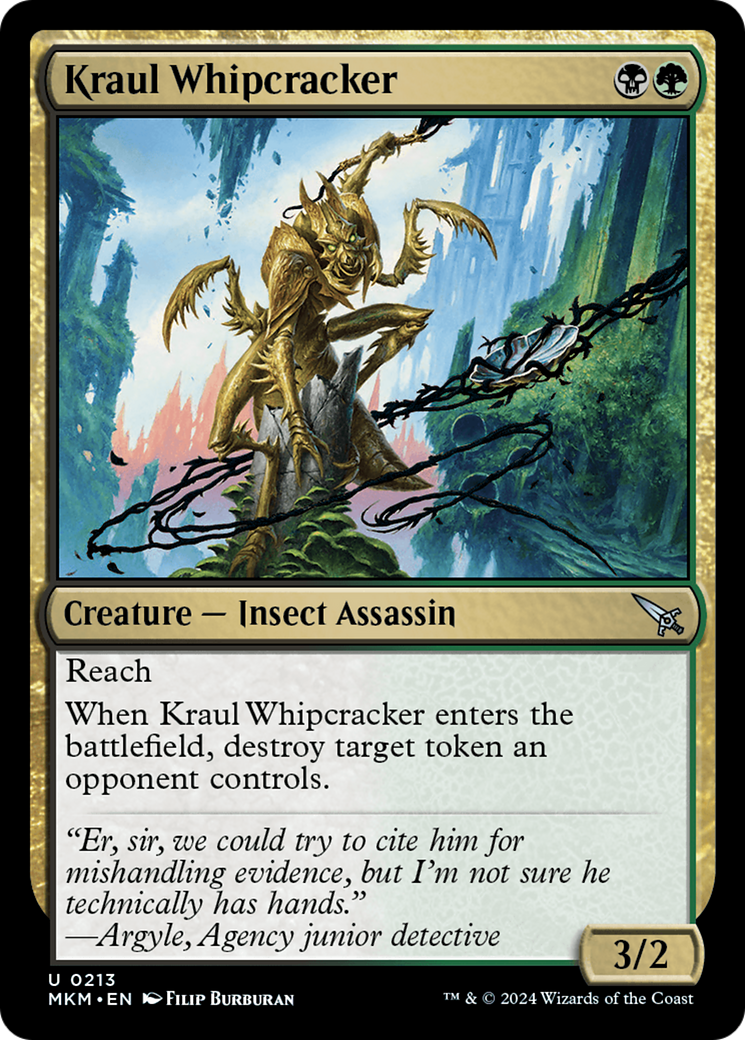 Kraul Whipcracker (Black) [Murders at Karlov Manor] | Amazing Games TCG