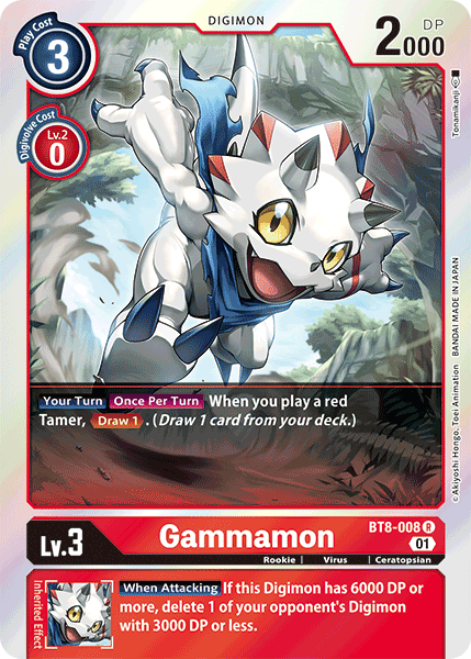 Gammamon [BT8-008] [New Awakening] | Amazing Games TCG