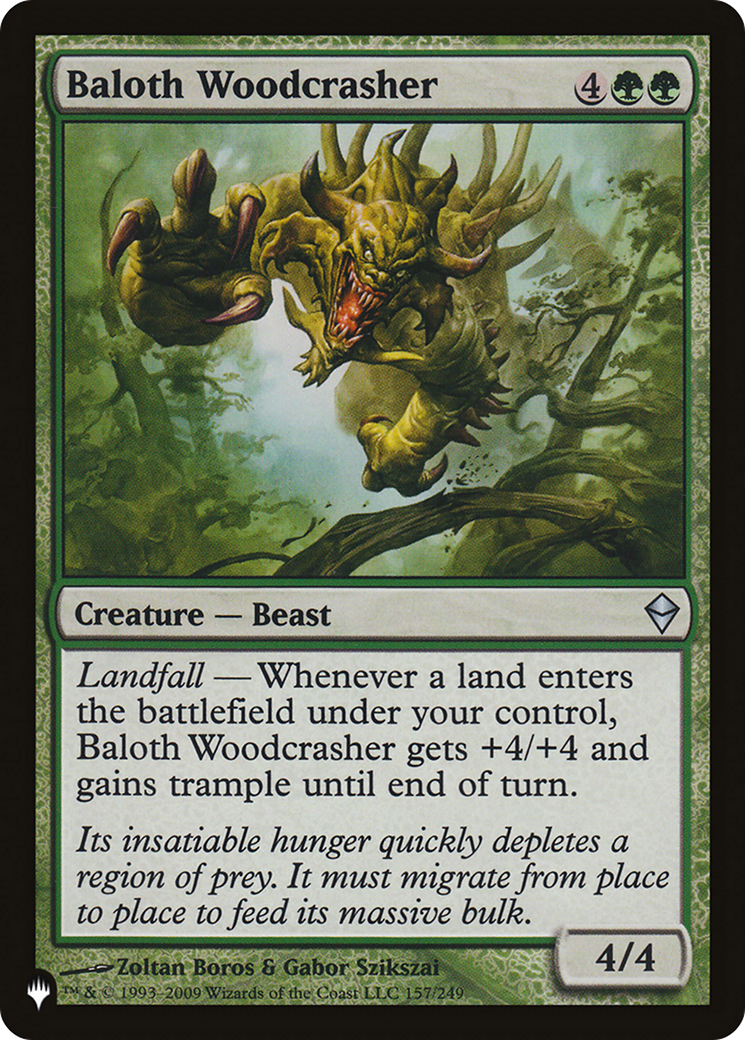 Baloth Woodcrasher [The List Reprints] | Amazing Games TCG