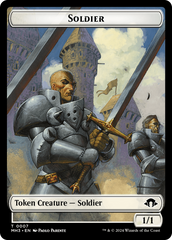 Eldrazi Spawn // Soldier Double-Sided Token [Modern Horizons 3 Tokens] | Amazing Games TCG