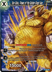 Son Goku, Power of the Golden Great Ape (Winner Stamped) (P-250) [Tournament Promotion Cards] | Amazing Games TCG