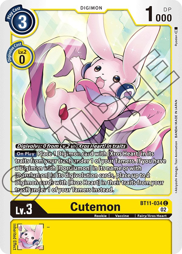 Cutemon [BT11-034] [Dimensional Phase] | Amazing Games TCG