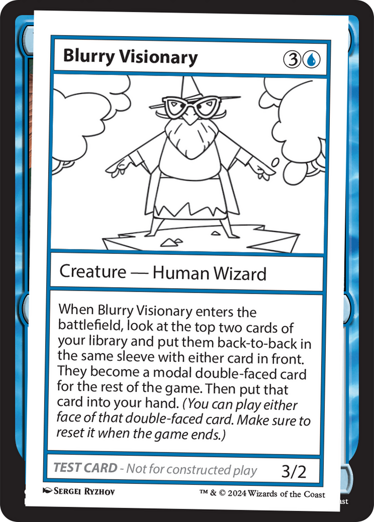 Blurry Visionary [Mystery Booster 2 Playtest Cards] | Amazing Games TCG