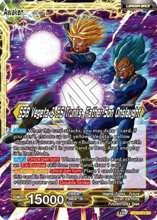 Trunks // SSB Vegeta & SS Trunks, Father-Son Onslaught (BT16-071) [Realm of the Gods] | Amazing Games TCG