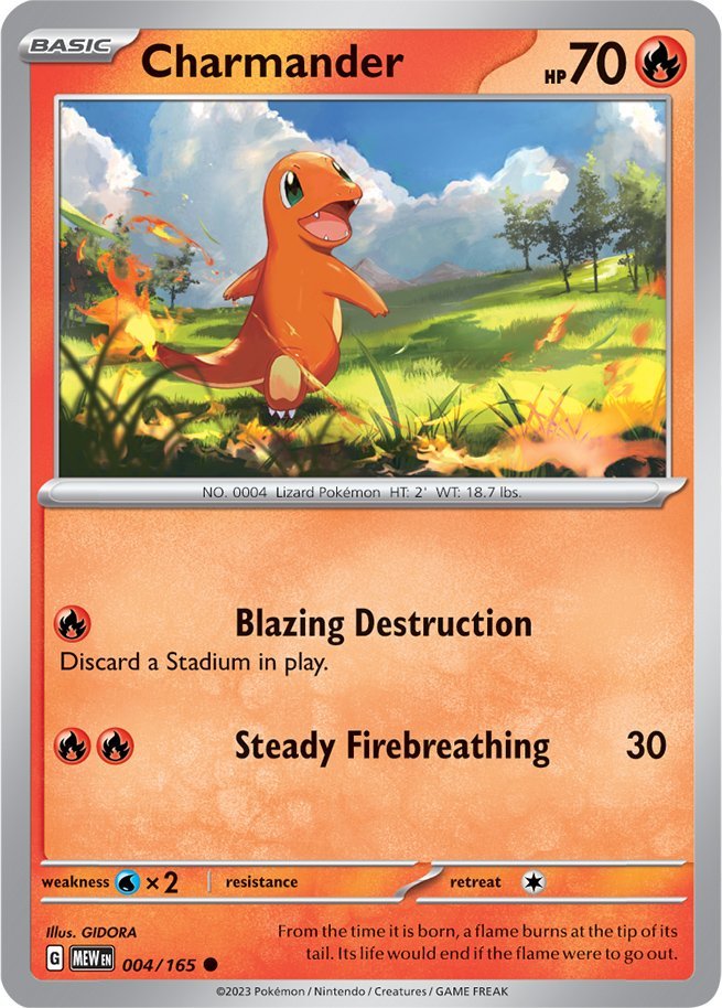 Charmander (004/165) [Scarlet & Violet: 151] | Amazing Games TCG