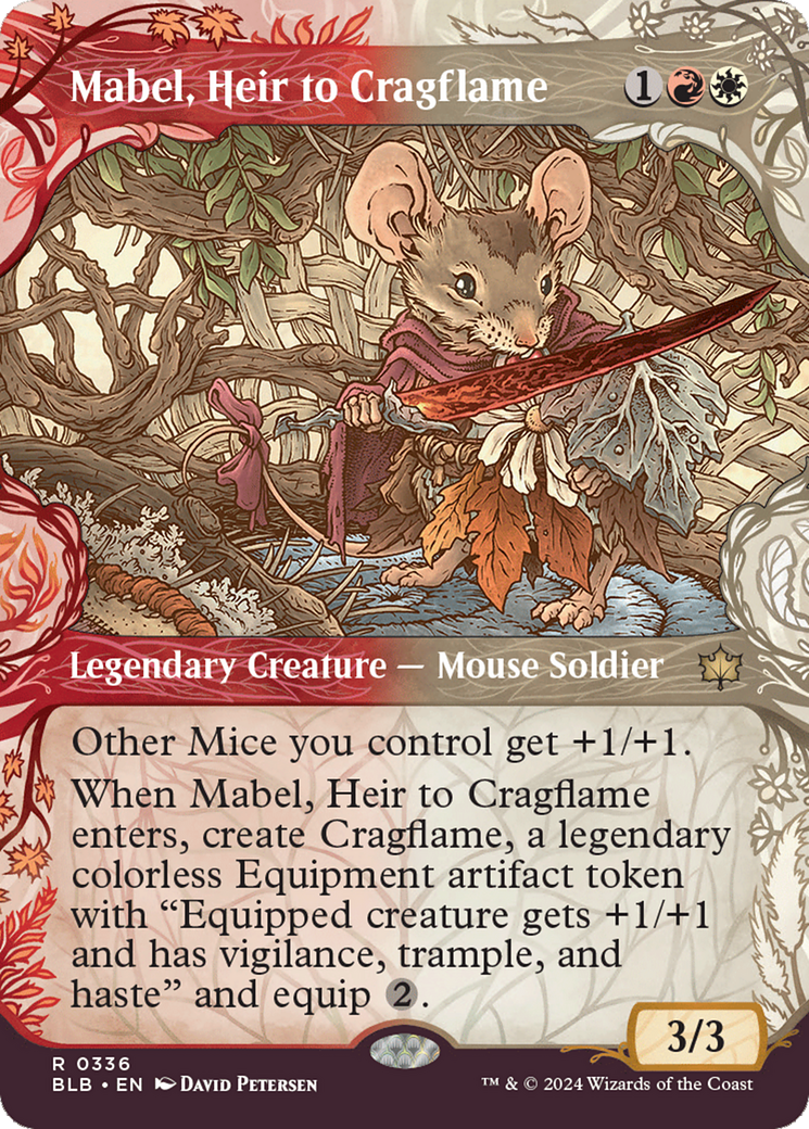 Mabel, Heir to Cragflame (Showcase) [Bloomburrow] | Amazing Games TCG