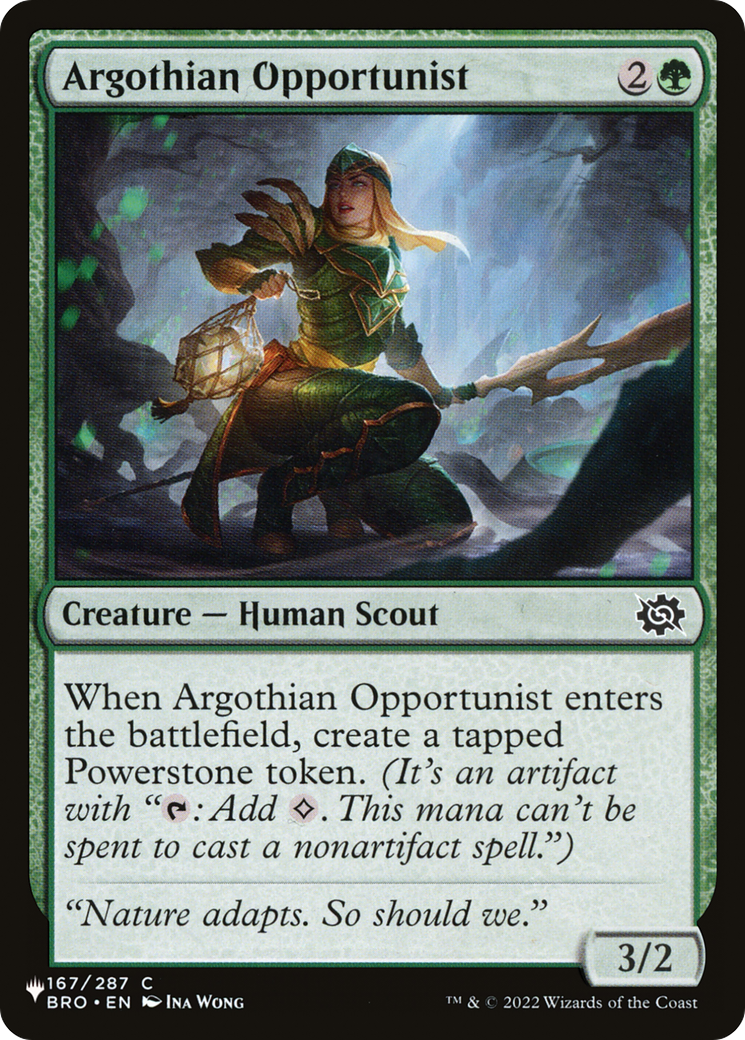 Argothian Opportunist [The List Reprints] | Amazing Games TCG