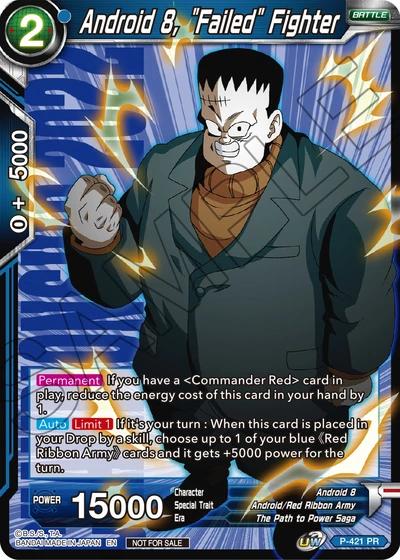 Android 8, "Failed" Fighter (Championship Pack 2022 Vol.2) (P-421) [Promotion Cards] | Amazing Games TCG