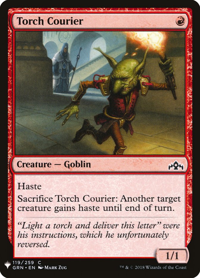 Torch Courier [Mystery Booster] | Amazing Games TCG