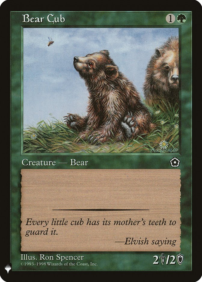 Bear Cub [Mystery Booster] | Amazing Games TCG