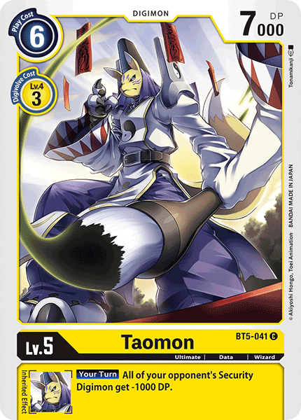 Taomon [BT5-041] [Battle of Omni] | Amazing Games TCG