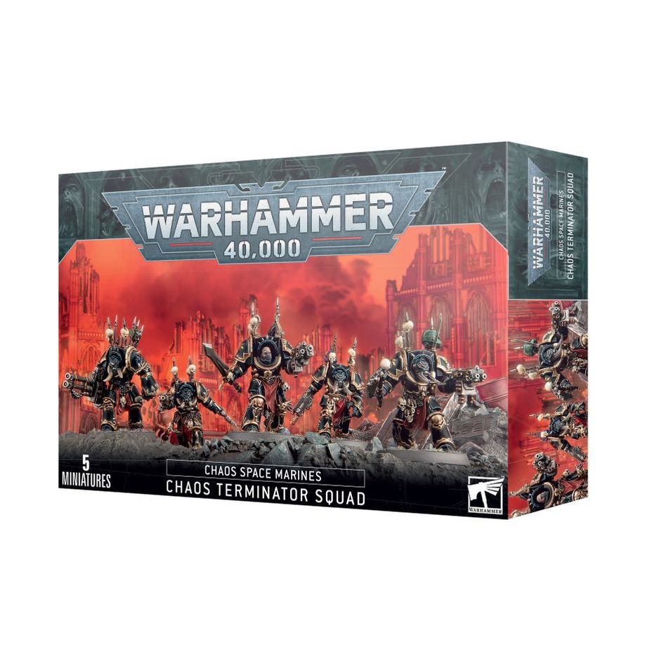 Warhammer 40,000: Chaos Space Marines - Chaos Terminator Squad | Amazing Games TCG