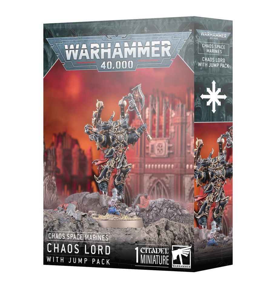 Warhammer 40,000 Chaos Space Marines Chaos Lord with jump pack | Amazing Games TCG