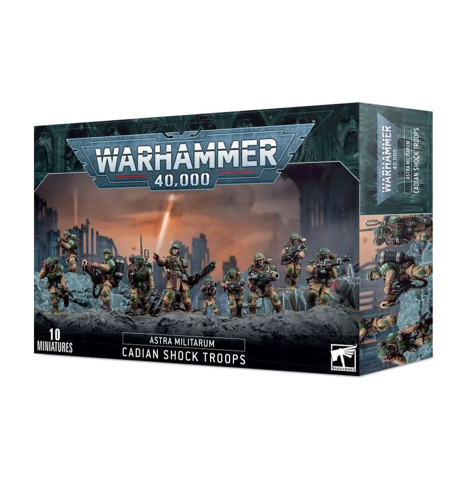 Warhammer 40,000: Astra Militarum Cadian Shock Troops | Amazing Games TCG