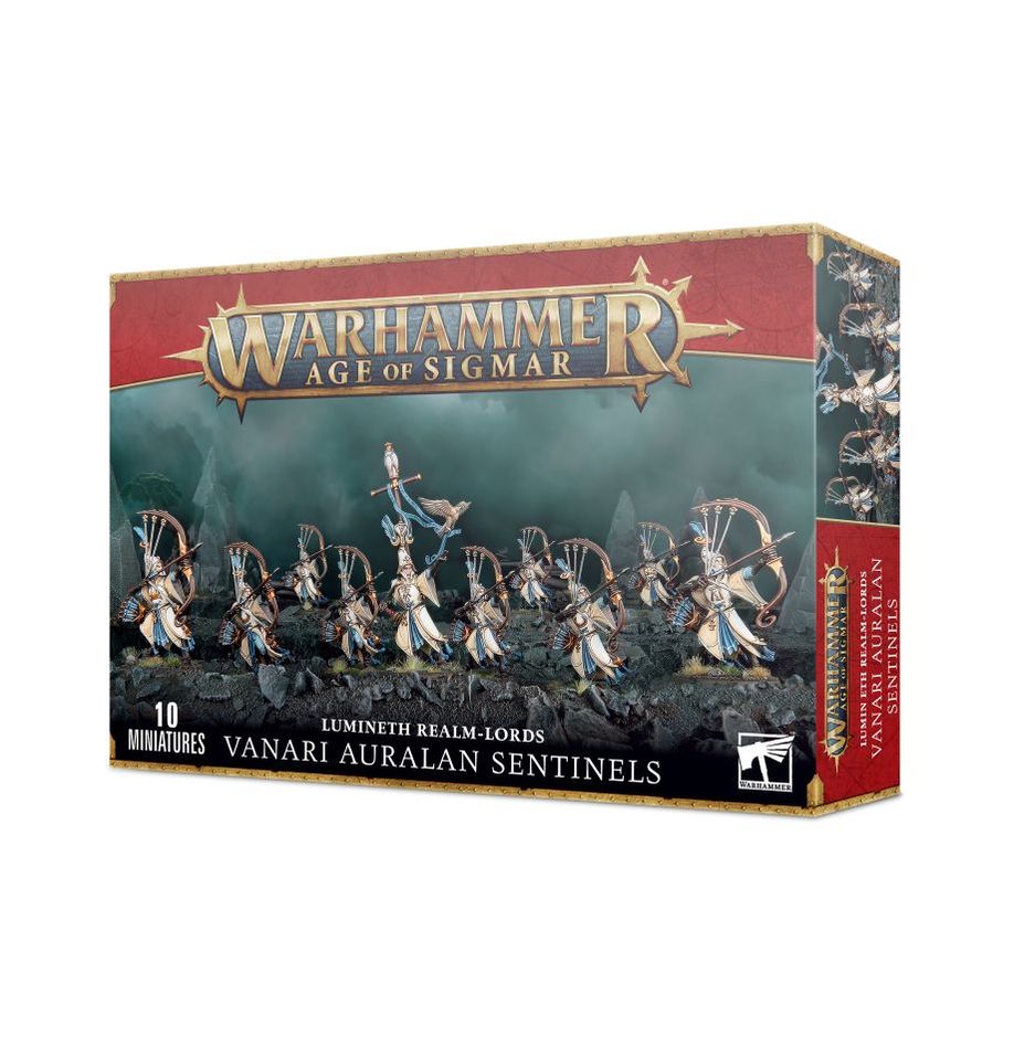 Warhammer Age of sigmar : Lumineth Realm-lords Vanari Auralan Sentinels | Amazing Games TCG