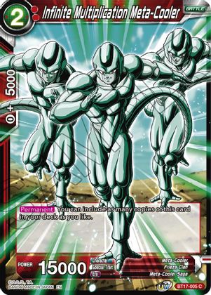 Infinite Multiplication Meta-Cooler (BT17-005) (BT17-005) [Ultimate Squad] | Amazing Games TCG