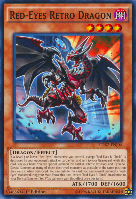 Red-Eyes Retro Dragon [LDK2-ENJ04] Common | Amazing Games TCG