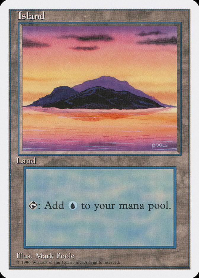 Island (Dark Clouds, Signature on Bottom Right) [Introductory Two-Player Set] | Amazing Games TCG