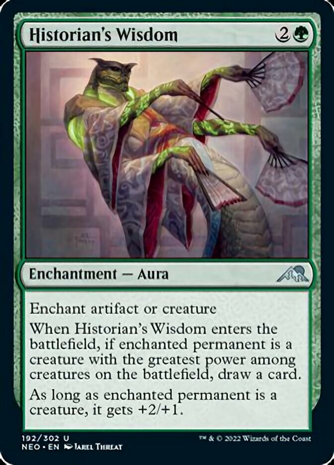 Historian's Wisdom [Kamigawa: Neon Dynasty] | Amazing Games TCG