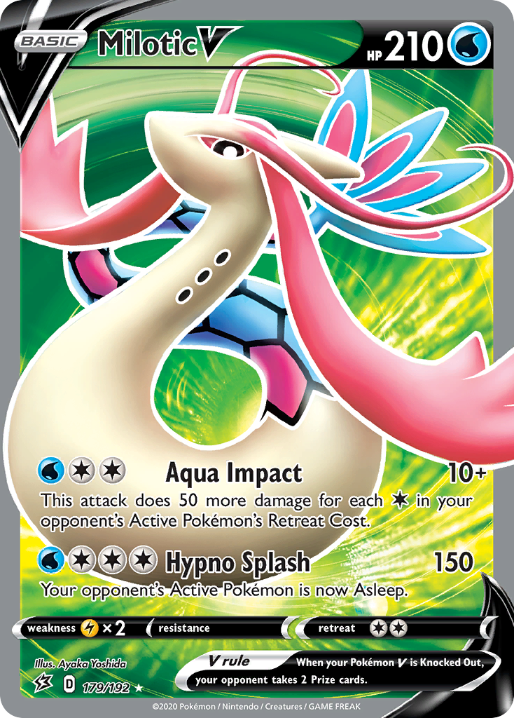 Milotic V (179/192) [Sword & Shield: Rebel Clash] | Amazing Games TCG