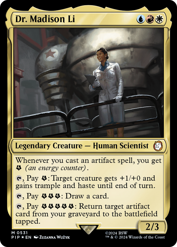 Dr. Madison Li (Surge Foil) [Fallout] | Amazing Games TCG