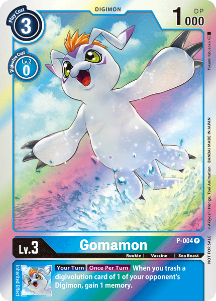 Gomamon [P-004] [Promotional Cards] | Amazing Games TCG