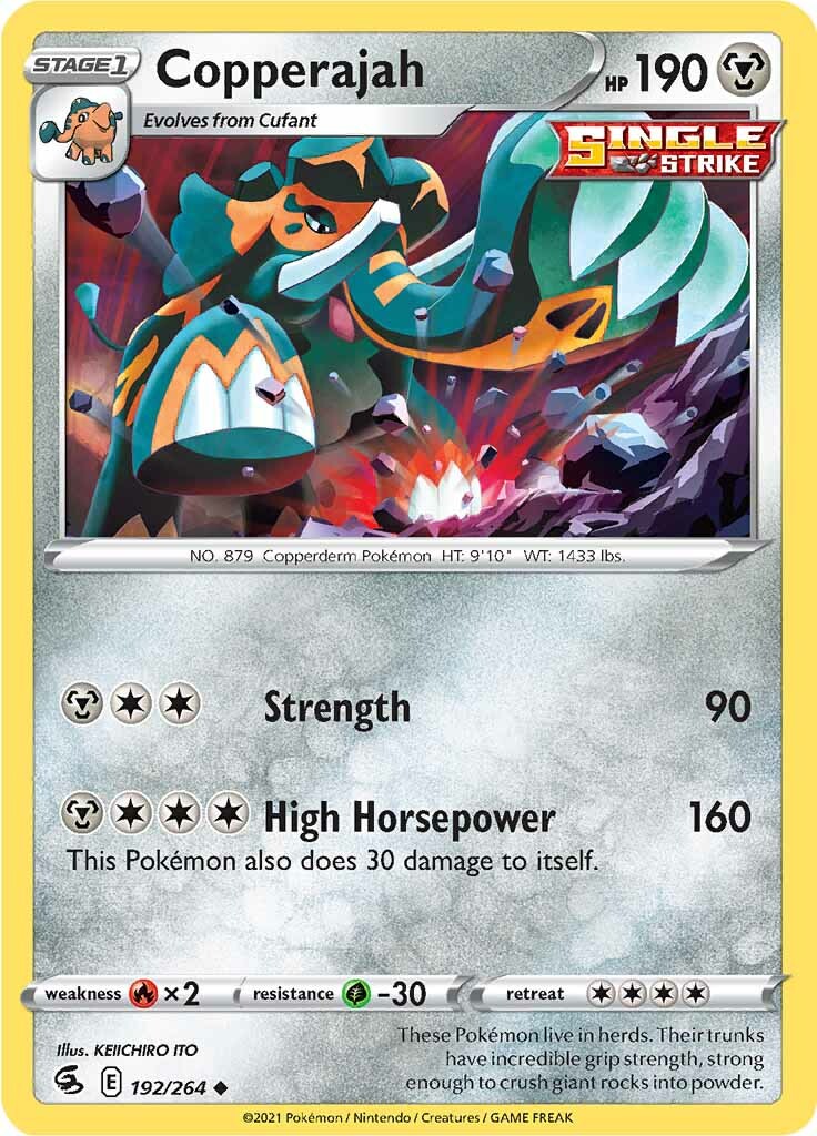 Copperajah (192/264) [Sword & Shield: Fusion Strike] | Amazing Games TCG