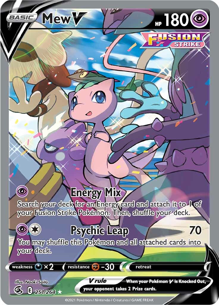 Mew V (251/264) [Sword & Shield: Fusion Strike] | Amazing Games TCG