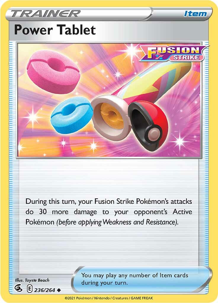 Power Tablet (236/264) [Sword & Shield: Fusion Strike] | Amazing Games TCG